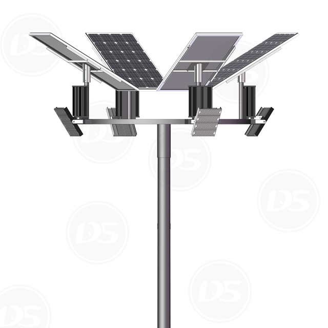 Solar Powered LED Flood Light