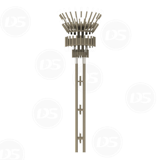 Decorative Landscape Q235 Steel Pole with Maritime Coating