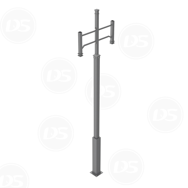 Square Garden Light Pole
