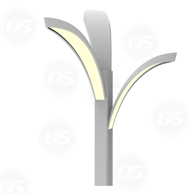 Decorative Triangle Shaped Steel Pole with over 300KM/H Wind Resistance