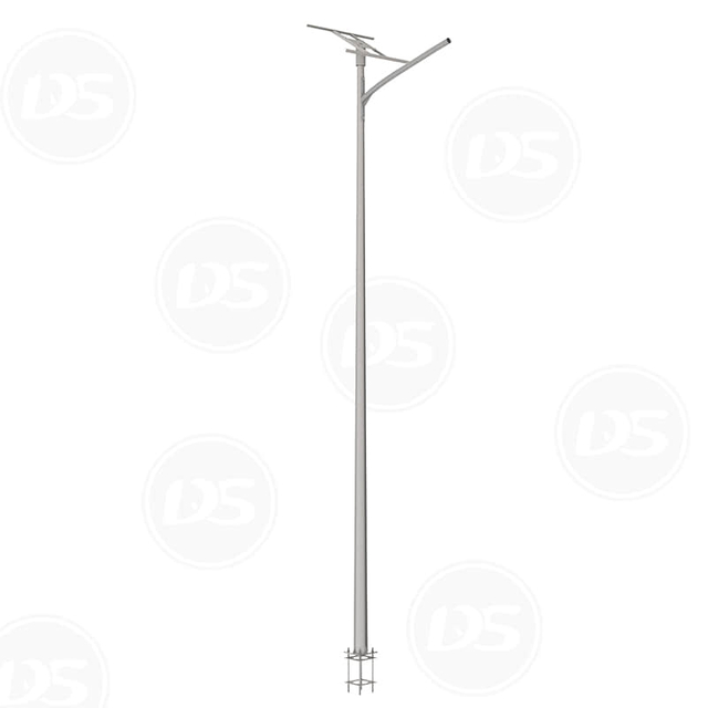 Hot Dip Galvanized Pole for Solar Street Lights