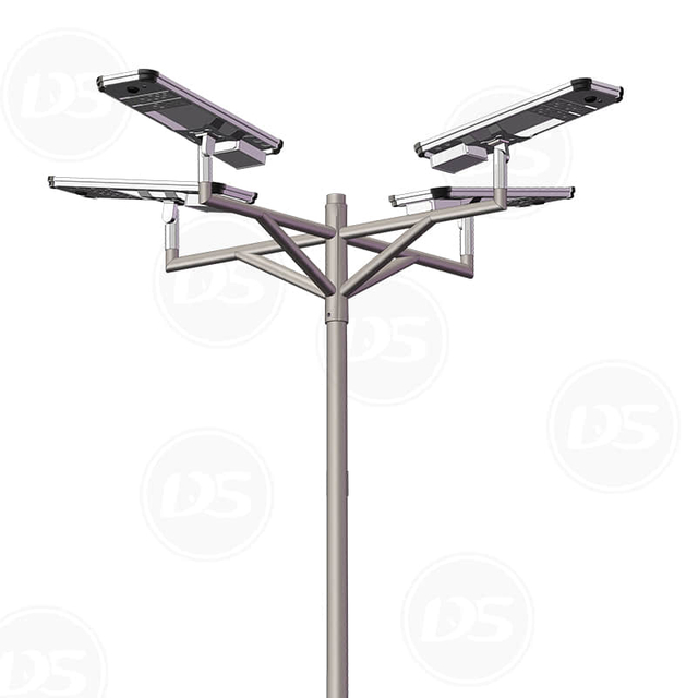 All in One High Mast Solar Powered LED Street Light