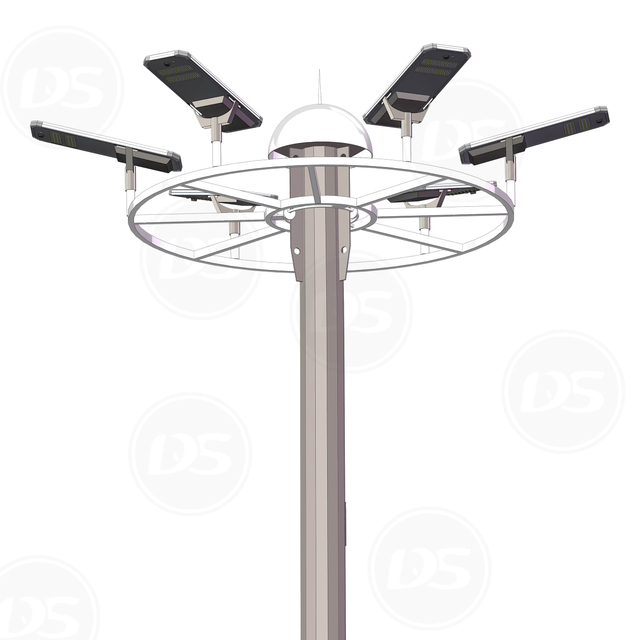 All in One Solar Powered High Mast Light