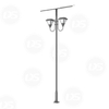 Solar Powered Double Arms Garden Light