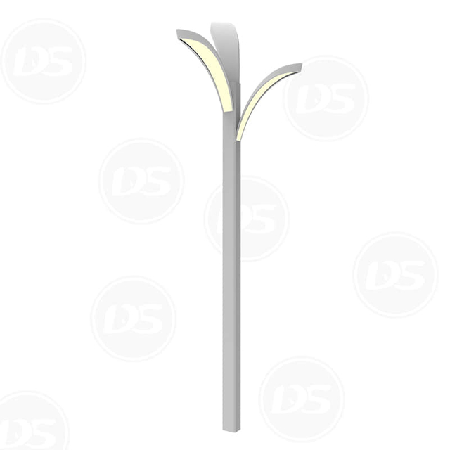 Decorative Triangle Shaped Steel Pole with over 300KM/H Wind Resistance