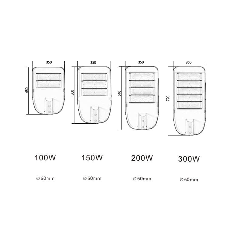DS-LED05 LED Street Light Outdoor Park Road Highway Plaza Parking Lot Lighting Street Light IP65 Waterproof Light Efficiency Energy-saving Led Module Street Light (100W-150W-200W-300W) (3) DS-LED05 LED Street Light Outdoor Park Road Highway Plaza Parking Lot Lighting Street Light IP65 Waterproof Light Efficiency Energy-saving Led Module Street Light (100W-150W-200W-300W) (3)