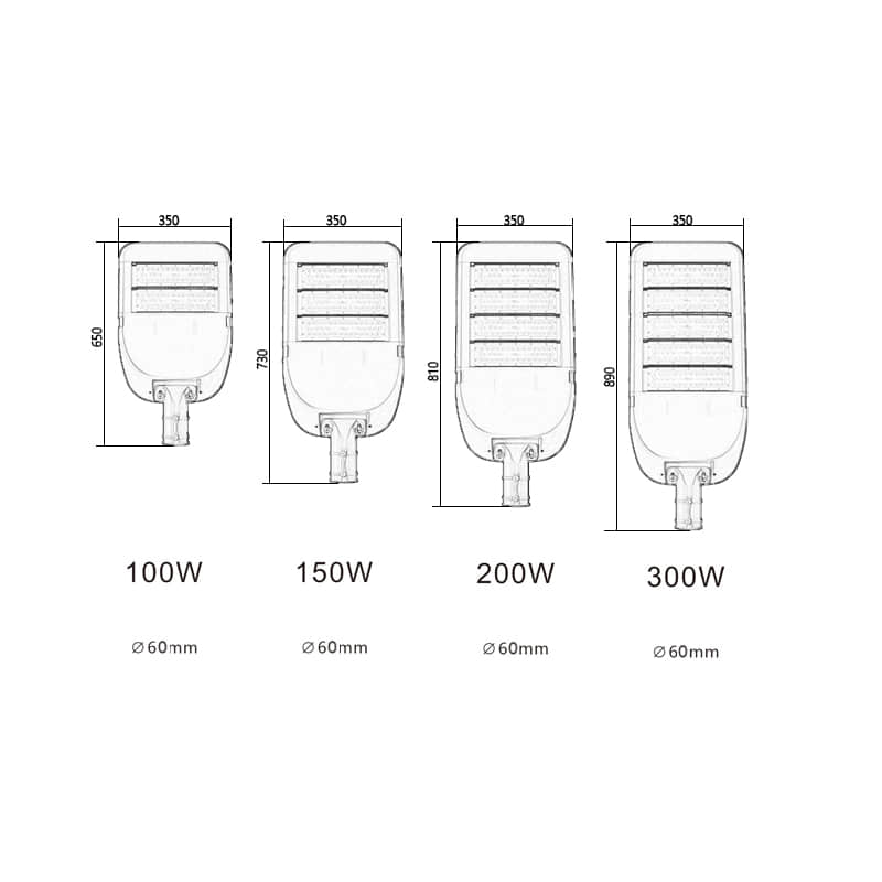 DS-LED04 LED Street Lamps 100W - 150W - 200W - 300W, Manufacturers of Outdoor Waterproof Road Lamps, High-Power Outdoor high-pole urban road street light (1) DS-LED04 LED Street Lamps 100W - 150W - 200W - 300W, Manufacturers of Outdoor Waterproof Road Lamps, High-Power Outdoor high-pole urban road street light (1)