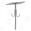 Hot Did Galvanized Steel Pole for Solar Garden Light 