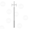 Double Arms Steel Pole for Garden Lights