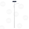 DS-SAP3 Hot Dip Galvanized Powder Coated Solar Street Light Lamp Post