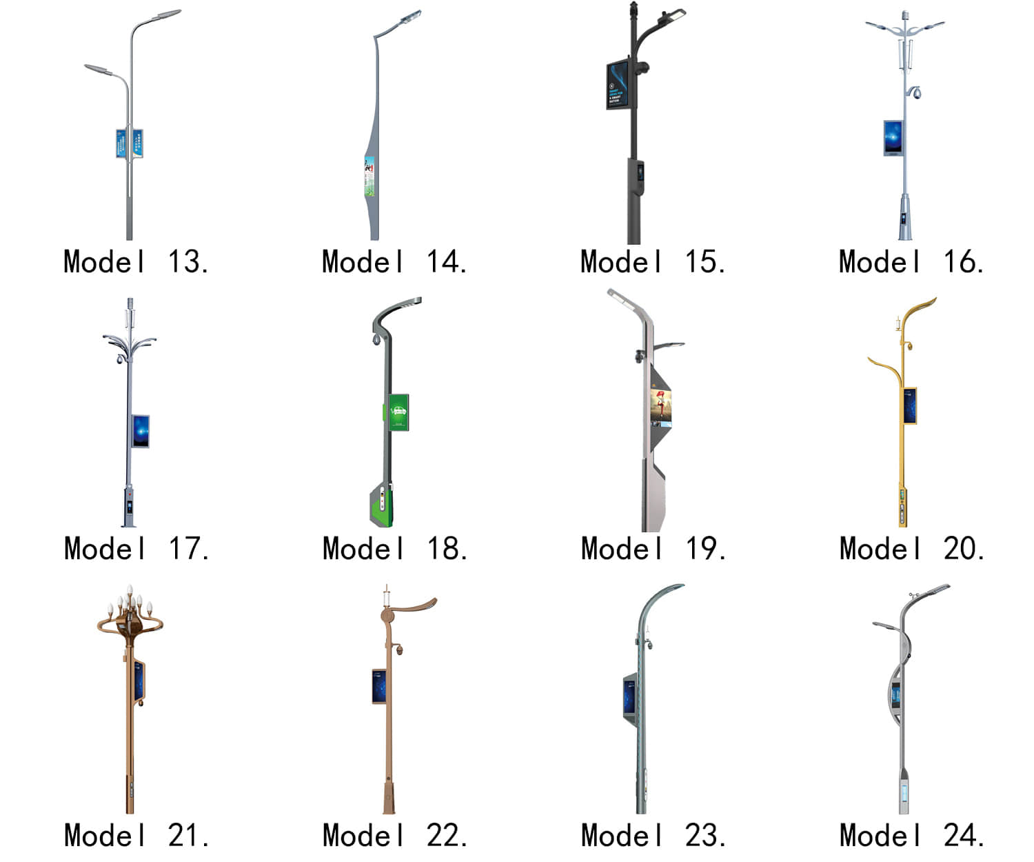 DS-SSL1 Intelligent Electric Smart LED Street Light System for Smart City with Pole (1)