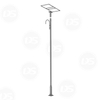 Single Arm Solar Garden Light Pole 