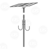 Hot Did Galvanized Steel Pole for Solar Garden Light 
