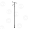 Single Arm Solar Garden Light Pole 