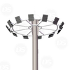 16-40M High Mast Light with Automatic Lifting System