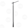 Outdoor Hot Dip Galvanized Tapered Steel Street Pole Lamp Post