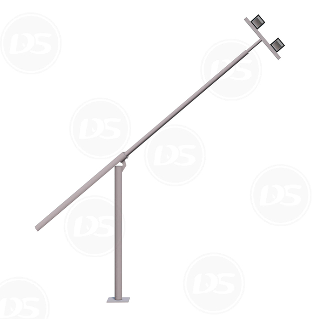 DS-SAP6 HingEd Street Pole mo nga rama o te waipuke i waenga i nga awa, i rewa te wera i te taha o te pou rama Gight Street 