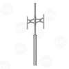 Double Arms Steel Pole for Garden Lights