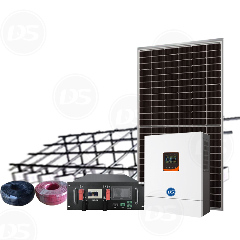 DS-OSPM1 2.5KW-10KW Off Grid Solar Power Station Solar Power System with Solar Battery Supply From China Manufacturer 