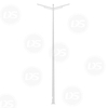 DS-SAP4 Factory direct sale outdoor hot dip galvanized Q235 steel street light pole Lamp Post 