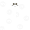 Doppelarm All ARM in zwei solar angetriebenen LED -Street -Licht mit hybriden Optionen zur Verfügung 