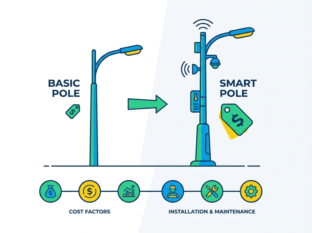 Street light pole installation and material evaluation